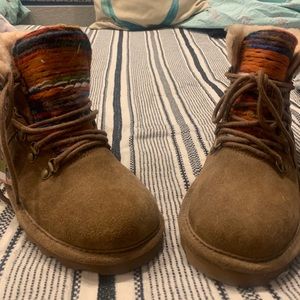 Bearpaw ankle booties